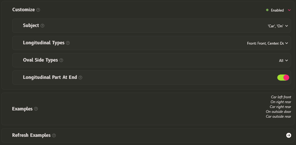 OvertakeAlertCustomization Overtake Alert Customization